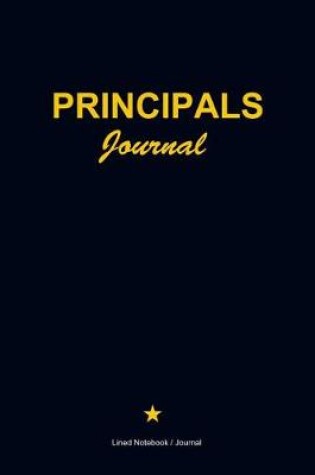 Cover of Kindergarten principal appreciation gift journal