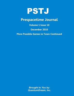 Book cover for Prespacetime Journal Volume 1 Issue 10