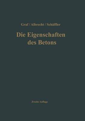 Book cover for Die Eigenschaften Des Betons