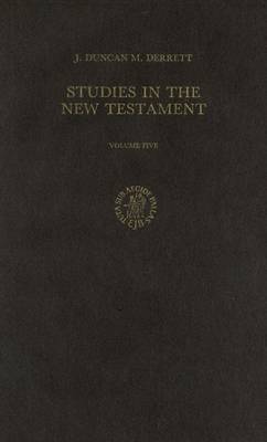 Cover of Studies in the New Testament, Volume 5 Sea-Change of the Old Testament in the New