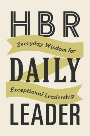 Cover of HBR Daily Leader