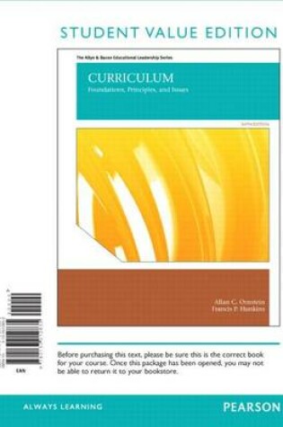 Cover of Curriculum