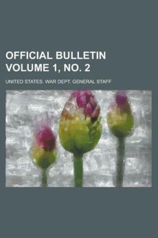 Cover of Official Bulletin Volume 1, No. 2