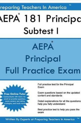 Cover of AEPA 181 Principal Subtest I