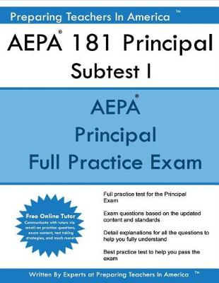 Book cover for AEPA 181 Principal Subtest I