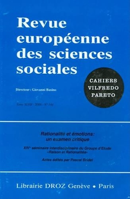 Book cover for Rationalites Et Emotions