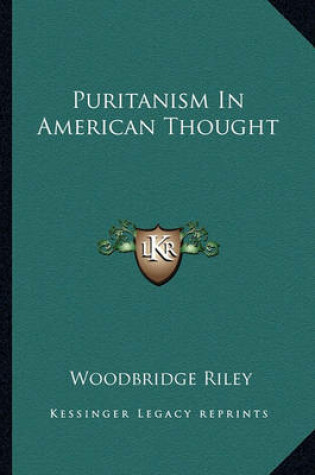 Cover of Puritanism in American Thought