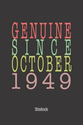 Cover of Genuine Since October 1949