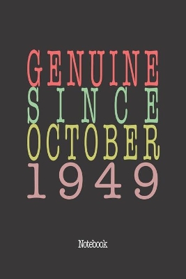 Book cover for Genuine Since October 1949