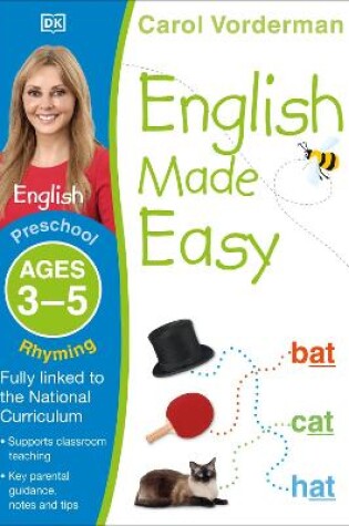 Cover of English Made Easy: Rhyming, Ages 3-5 (Preschool)