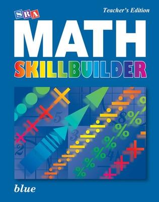 Book cover for SRA Math Skillbuilder - Teacher Edition Level 7 - Blue