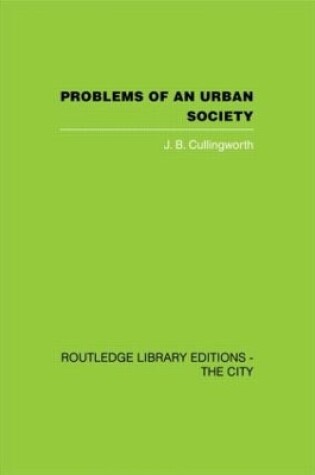 Cover of Problems of an Urban Society