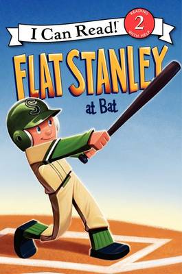 Book cover for Flat Stanley at Bat