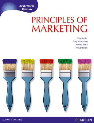 Book cover for Principles of Marketing (Arab World Editions) with MyMarketingLab