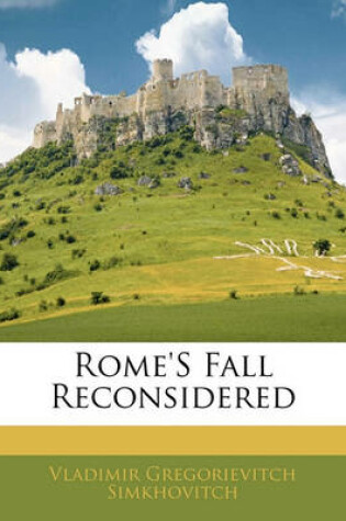 Cover of Rome's Fall Reconsidered