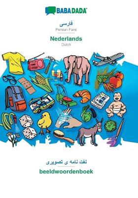 Book cover for BABADADA, Persian Farsi (in arabic script) - Nederlands, visual dictionary (in arabic script) - beeldwoordenboek