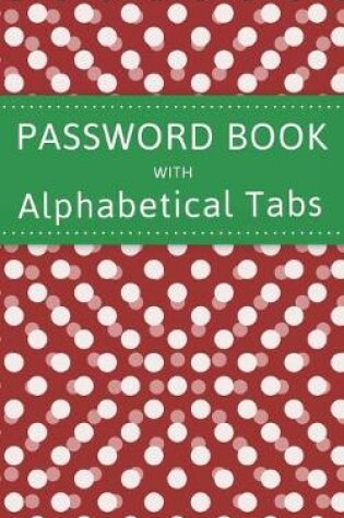 Cover of Password Book with Alphabet Tabs