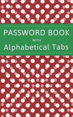 Book cover for Password Book with Alphabet Tabs