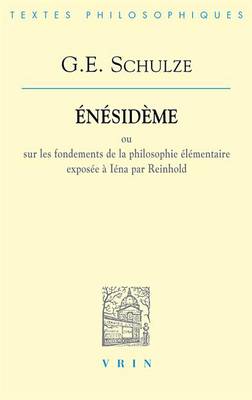 Book cover for Gottlob Ernst Schulze: Enesideme