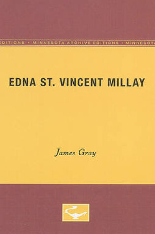 Cover of Edna St. Vincent Millay