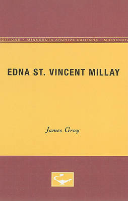 Book cover for Edna St. Vincent Millay