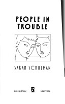 Book cover for Schulman Sarah : People in Trouble (Hbk)