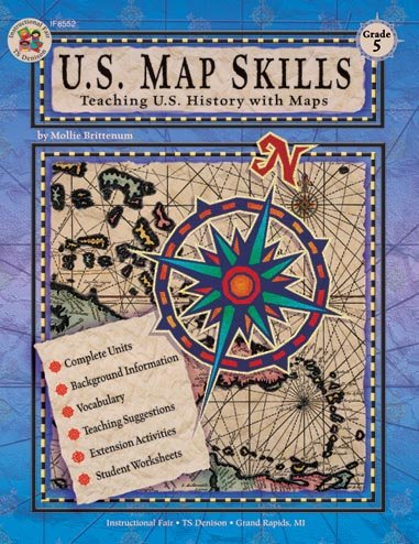 Cover of U.S. Map Skills, Grade 5