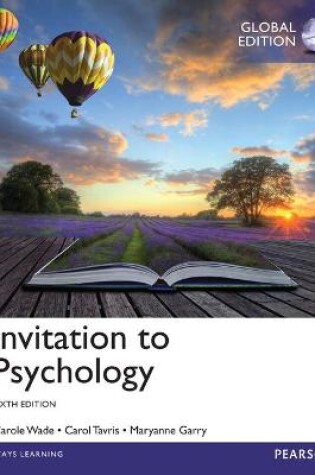 Cover of Invitation to Psychology, Global Edition