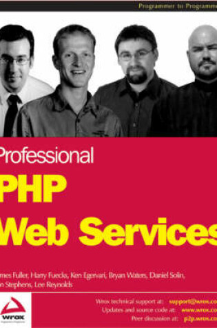 Cover of Professional PHP Web Services