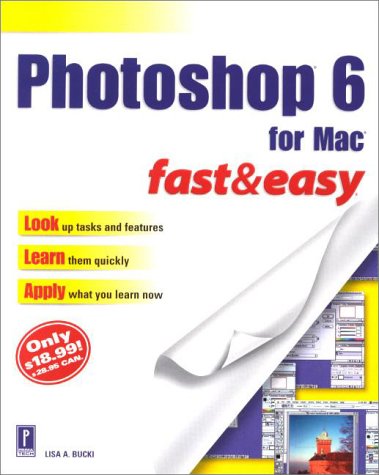 Book cover for Photoshop X for the Mac Fast and Easy