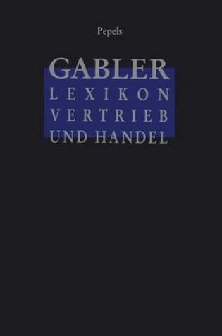 Cover of Gabler Lexikon Vertrieb Und Handel