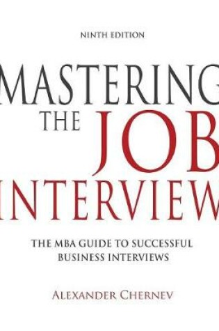 Cover of Mastering the Job Interview, 9th Edition