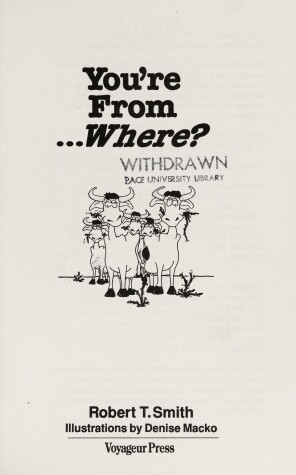 Book cover for You're from Where?