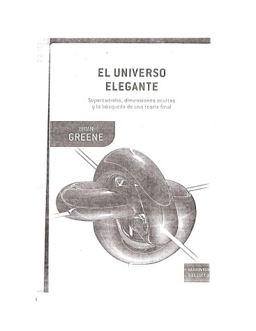 Book cover for El Universo Elegante