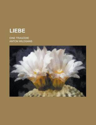 Book cover for Liebe; Eine Tragodie