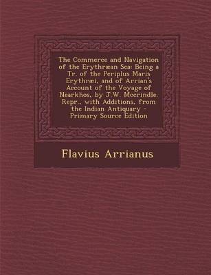 Book cover for The Commerce and Navigation of the Erythraean Sea