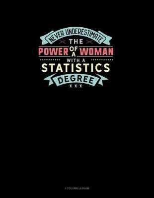 Book cover for Never Underestimate The Power Of A Woman With A Statistics Degree