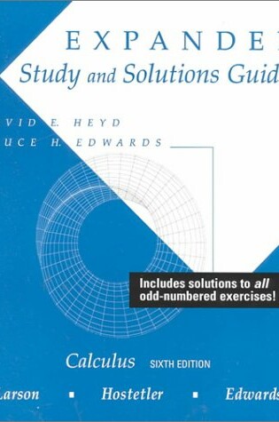 Cover of Calculus Expanded Student Study Guide Sixth Edition