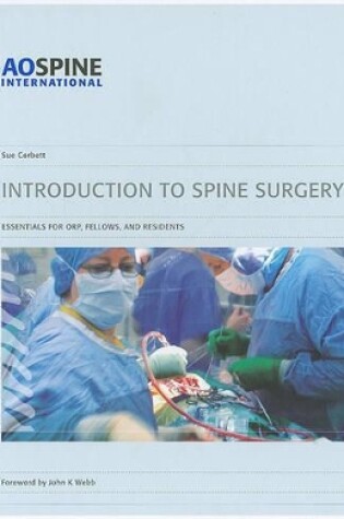 Cover of Introduction to Spine Surgery