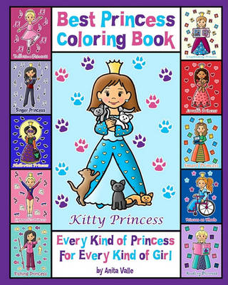 Book cover for Best Princess Coloring Book Ever!
