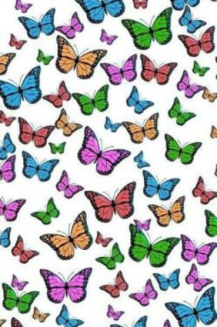 Cover of Colourful Butterflies Notebook