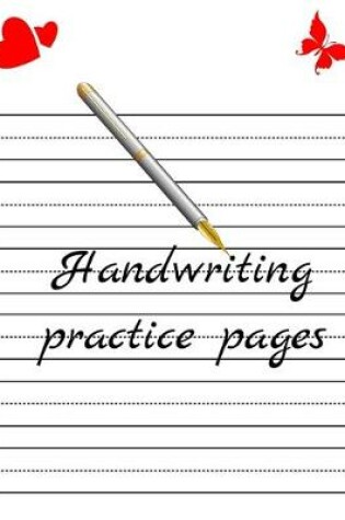 Cover of Handwriting practice pages