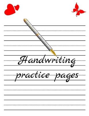 Book cover for Handwriting practice pages