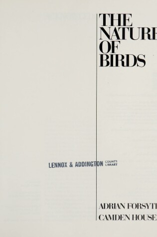 Cover of The Nature of Birds