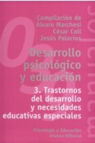 Cover of Desarrollo Psicologico y Educacion 3.-Transtornos