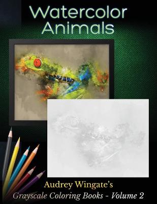 Book cover for Watercolor Animals
