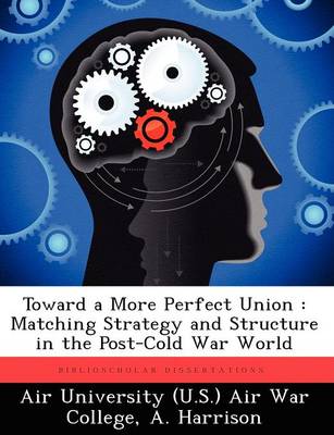 Book cover for Toward a More Perfect Union