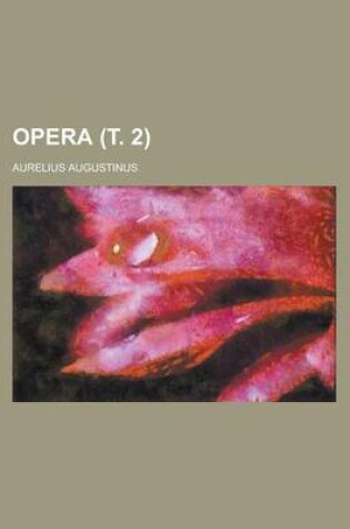 Cover of Opera Volume . 2