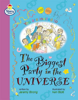 Book cover for The Story Street Fluent Step 12: Biggest Party in the Universe Large Book Format