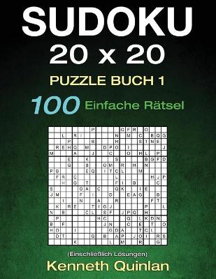 Book cover for Sudoku 20 x 20 Puzzle Buch 1